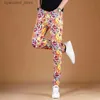 Herrenjeans, hochwertige, farbenfrohe Denim-Hosen für Herren, klassische Druckdekore, Straßenjeans, Slim-Fit, koreanische Version, lässige Jeans, coole Mode-Jeans L240313