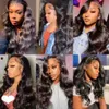 Synthetic Wigs Synthetic Wigs Body Wave Lace Front Wig 13X4 Lace Frontal Wig 4x4 Closure Wigs For Black Women 30 inch Body Wave Lace Front Hair Wigs ldd240313