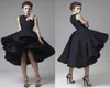 2019 novo krikor jabotian vestidos de noite feitos à mão flor jóia pescoço hi lo vestido de baile pouco preto sexy vestidos festa9185083