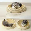 Mats Ręka Braid Cat Bed Cat Nest Nest Puppy Hodera Warstant Warstant