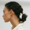 Minimalistyczne matowe dopasowanie kolorów podwójnie warstwy klip z kości w kształcie litery C bez otworów ucha Nisza Modna i prosta osobowość modny klip uszy dla kobiet