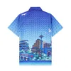 Camicia da bowling stilista Camicia casual da uomo abbottonata LA CA Camicie Camicie floreali Hawaii Abito a maniche corte da uomo Camicia hawaiana M-3XL # A23