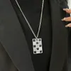 Высокое качество ожерелье Sier Chain мужские женские ожерелья кулон с брендовыми буквами дизайнерские подвески модные подарки ювелирные изделия