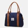 Fashion Large Travel Bag Women Cabin Tote Bags Handbag Oxford Cloth Canvas Waterproof Shoulder Bags Women Weekend Overnight Bag 240401