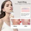 Massager EMS Microcourrent Roller Device For Face Lifting Skin Draw Draination Anti Wrikle Double Chin Remover Tools 240309