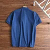 Designer Men Luxury Blue Polos High Quality Tshirt Classic Embroidery On Chest Trendy Casual Tees Kort ärm