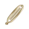 Hårtillbehör Fashion Fish Form Claw Solid Color Simple Banana Clips for Women Girls Wave Combs Hairpin Braide Clamp