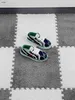 Luxury Baby Sticked Shoes Lace-Up Kids Sneakers Storlek 26-35 Box Protection Grid Letter Brodery Girls Casual Shoes 24mar