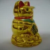 Maneki Neko Lucky cat Chinese Feng Shui Waving Wealth Fortune Cat Waving hand Cat gold222s