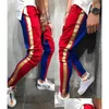 Herrbyxor Men039S strips Gym Cargo Combat Trousers Tracksuit Bot Skinny Joggers Sweat Track 2022Work6387479 Drop Delivery Apparel DHRCG