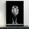 Grandi animali selvatici del leone Bestia feroce Poster Wall Art Canvas Painting Stampe decorative Po Pictures for Living Room Decor255L