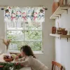 Perdeler Noel Kardan Adam Mutfak Pencere Perdeleri Ev Dekorasyonu Kısa Perde Odası Yatak Odası Küçük Drapes Cortinas