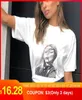 Rauch Mädchen Bild Nostalgische T-Shirts Hemd Frau Sommer Kurzarm O Hals Baumwolle Klassische T-shirt Casual Vintage T-shirts Tops 20212807010