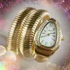 Montre de forme ovale pour femmes, petit cadran, marque de luxe, étanche, mouvement à Quartz, horloge militaire, abeille, serpent, diamants, bague, chaîne, Bracelet, cadeaux