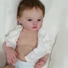 Pełne silikonowe lalki winylowe 47 cm Girl Meadow Painted Reborn Baby z zakorzenione włosy miękki dotyk dla dzieci prezent 240227