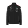 F1 Formule 1 race-softshelljas Teamuniform 2024 seizoen coureur racepak jas zwarte jas