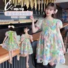 Mädchenkleider 1-13 Jahre Kinder Sommerkleider für süße Blumen Kurzarmkleid Kleinkind Outfits Kleidung Prinzessin Kleid 4 7 ldd240313