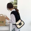 HBP Niet-merk op maat gemaakte harde handtas met enkele schouder Canvas Deelnemen aan PU lederen polsbandjes Handtas Dames Crossbody Mode Dameszadel