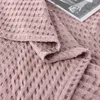 Comforters sets Waffle Plaid Muslin Cotton Blankets for Beds Solid Towel Quilt Car Nap Couch Sofa Throw Blanket Home Bed Cover Sheet Bedspreads YQ240313