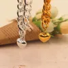 Anklets Hip Hop Cuba Chain Anklet Braclet Fashion Beach Jewelry Cute Heart Barefoot Sandals Summer Accessories