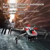 DRONES K6 MAX/PRO MINI RC DRONE 4K HD CAMERAS WIFI Wide Vinkel Optical Flow Four-Way Hinder Undvikande Quadcopter Mini Drone Toy Gifts LDD240313