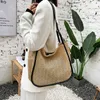 Summer Woven Bag Women's Fashion Niche Large Capacity Tote Bag Versatile One Shoulder Straw