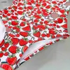 Fashion kids one-pieces Swimsuit Designer girls swimwear Size 80-150 CM Strawberry pattern child Beach Bikinis Children Swimwears 24Mar