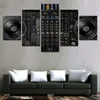 Modulaire Foto Home Decor Canvas Schilderijen Moderne 5 Stuks Muziek DJ Console Instrument Mixer Poster Voor Woonkamer Muur Art221n