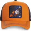 Ny tecknad mesh hatt anime goten baseball cap hög kvalitet krökad grim orange snapback gorras casquette drop k8271n