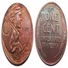 US03 Hobo Nickel 1909ペニー面に向かうスカルスケルトンゾンビコピーコインペンダントアクセサリーコイン260K