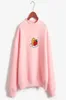 Kawaii Söt Strawberry Gudetama Hoodie Print Harajuku Sweatshirt Lazy Egg Fleece Pullover Hoodie Autumn Hoodie Sweatshirt Y2009157468237