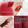 Lippenstift 12 kleuren Matte lippenstift Make-up Waterdicht Langdurige Lip Stick Sexy Rood Roze Fluwelen Naakt Lippenstiften Vrouwen Lip Tint Cosmetica 240313