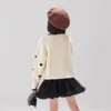 Vestes Casual Mode Mignon Litte Fille Pull Printemps Automne Tricoté À Manches Longues Amour Cardigan Manteau Infantile Enfant En Bas Âge Vêtements 1-10Y