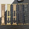 Designer lederen Apple Watch Band Horlogeband voor Apple Watch Ultra Series 9 8 3 4 5 6 7 SE Bands 38 mm 44 mm 45 mm 49 mm 40 mm 41 mm 42 mm Gouden schakelketting horlogeband Slimme bandjes