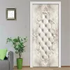 Stickers Corridor PVC Door Sticker Modern 3D DIY Abstract Fashion Wallpaper Living Room Art Door Poster SelfAdhesive Mural Stickers Home