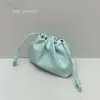 Unique 2024 Leather Spain New Tote Drawstring Bag Wrinkled Flamenco Fashion Urse Small Women Bucket Bags Style Pillow Soft Totes Leather Cross Body PYME