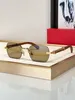 Lyxdesigner solglasögon ramar för män kvinnor reimless original 0377 trärolglasögon träben kan göra receptbelagda retro glasögon populärt rött ögonglas med fodral