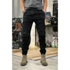 Cargo Trousers Man Harem Y2k Tactical Military Cargo Pants For Men Techwear High Quality Outdoor Hip Hop Work Stacked Slacks 240312