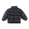 Płaszcz NF projektant 2024 Kurtka zimowa Dziewczyny na zewnątrz w dół z kapturem ciepłe parko czarne puffer kurtki do druku odzieży Windbreake 100-170