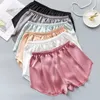 Women's Shorts Fashion Safety Pants Ice Silk Boxer Shorts Mid-Rised Seamless Underwear Mid-Rised Intimates Anti-Emptied Ladies Safety Pants NewL24313