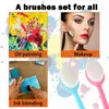 Make-up-Pinsel, 5 Stück, Mischpinsel, Pinsel, bunte Tintenpinsel, Farbstoffe, weicher Pinsel, Bastel-Make-up, ldd240313