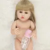 55cm Baby Kids Reborn Doll Soft Vinyl Silicone Lifelike Super Cute born Toy for Girls Birthday Gift 240304