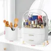 Makeup Brushes Haturi Makeup Skincare Organizers w/Brush Cosmetics Drawers Waterproof Makeup LDD240313