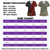 Dames T-shirts Grote maten Scrub Werken Uniform Tops Voor Kruis V-hals Pasen Print Korte mouw Leuke T-shirts Werkkleding T-shirt met zakken