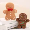 Poupées jour de Noël oreiller décoratif pain ginge