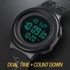 Wristwatches Skmei Men Electronic Sport Watches Japan Digital Movement Countdown Clock 5bar Waterproof Calendar Alarm Male Wrist Watch