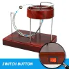 Miniatures Kinetic Art Perpetual Movement Machine Kinetic Art Motion Inertial Metal Automatic Creative Jumping Table Toy Wood Grain