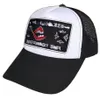 Najnowsze kolory litera fali haft haftowe czapki modowe męskie hip hop podróżne daszek siatka baseball hats288f