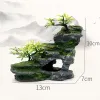 Dekorationer Artificial Aquarium Mountain Harts Stone Rock Reef Cave Fish Tank Decor Ornament Aquarium Landscaping Rockery