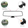 Interiörstillbehör 24x6,5 cm bakre utsikt Mirror Sugkopp baksätet Baby Safety Rearview Car 360 ° Rotera bred lång justerbar